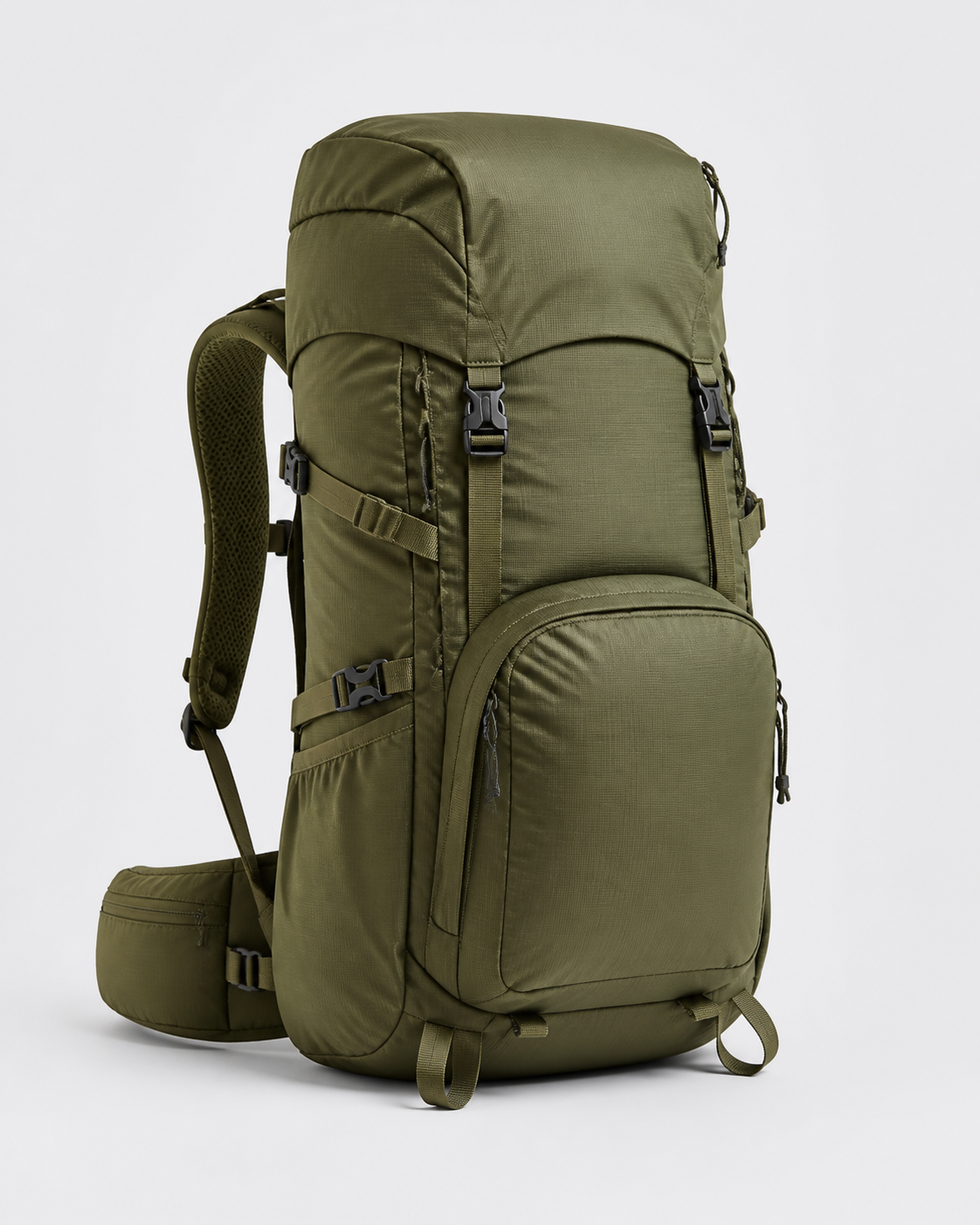Olive technical hiking backpack