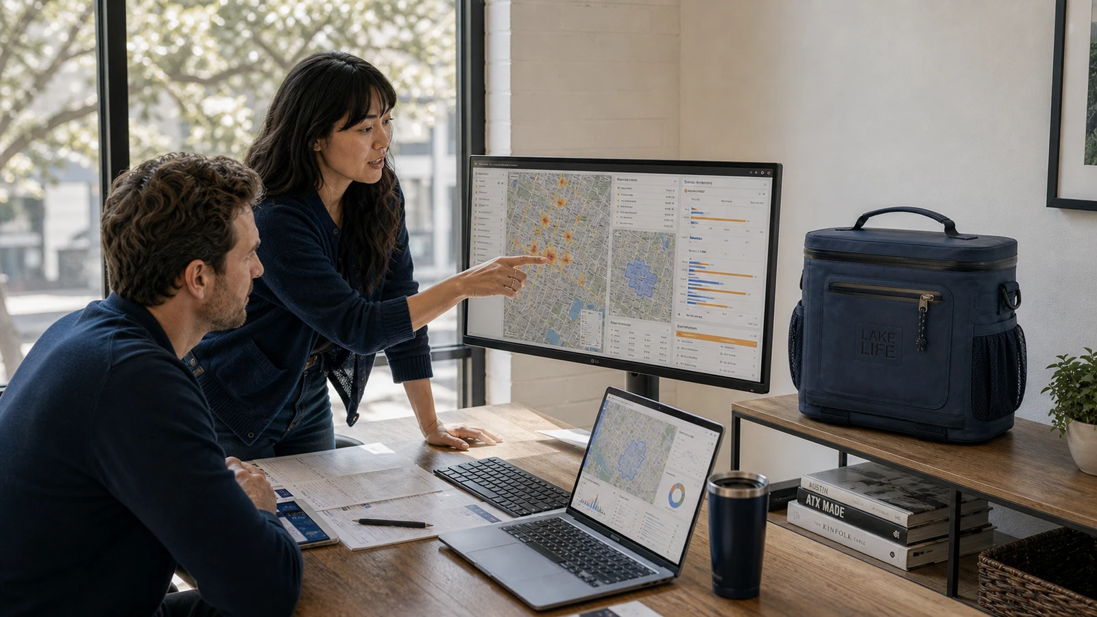 A team comparing Austin market demand, neighborhood evidence, and opportunity rankings