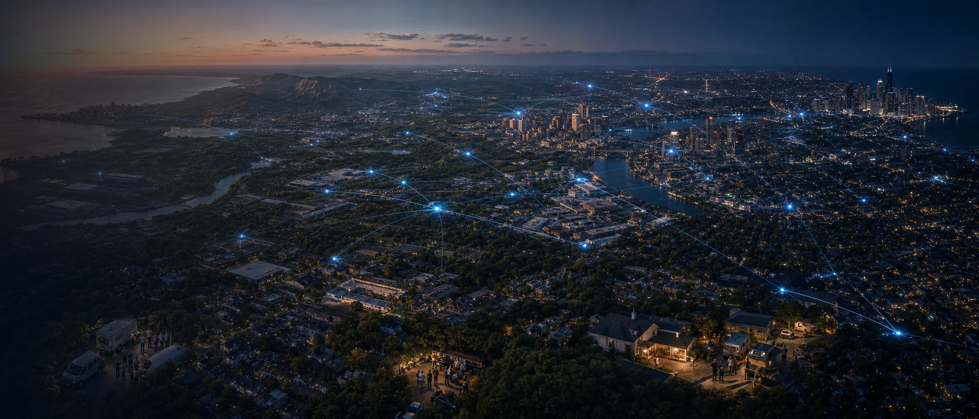 National field grid connecting local market teams across the United States