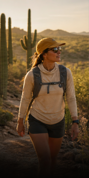 Desert hiker customer profile in Phoenix, AZ